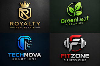 create a professional 3d modern logo design