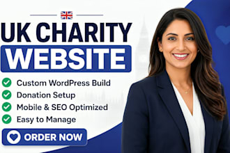 design and build your nonprofit or charity wordpress website