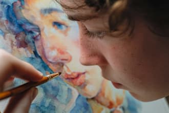 paint watercolor illustration and watercolor art