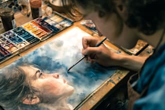 paint watercolor illustration and watercolor art