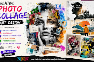 create creative photo collage art