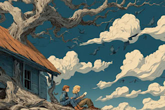 design children story book cover
