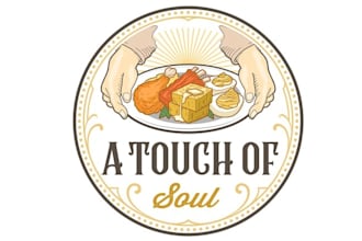 make restaurant food pizza baked logo for you