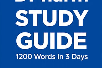 write pharmacy study guides and topic summaries for students