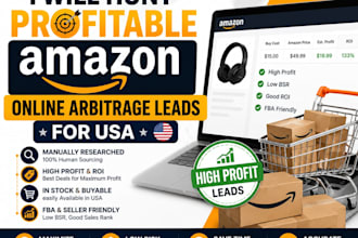 hunt profitable amazon online arbitrage leads for usa