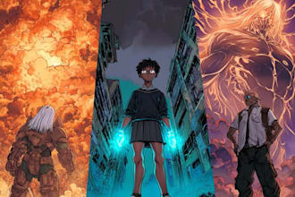 draw manga comic book pages and graphic novel illustration