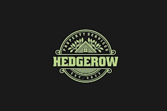 make cool old school logo for property maintenance team