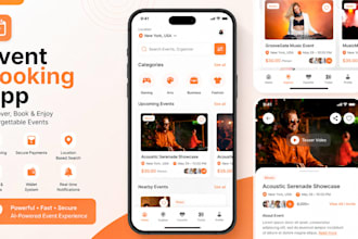 develop event app, event booking app, event management app, event planning app