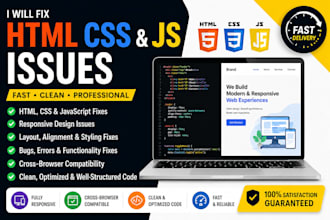 do fix html css ux ui js issues