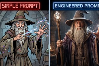engineer custom midjourney and chatgpt prompts