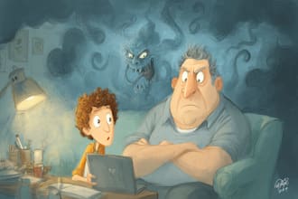 draw cartoon illustrations for you