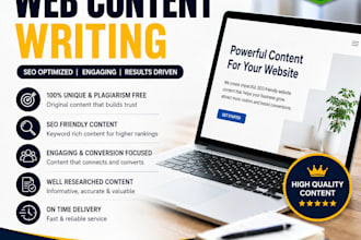 write professional SEO web content