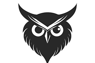 draw face line art logo or line drawing
