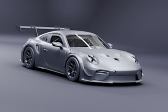3d car design custom car body kit models, interior exterior for 3d printing