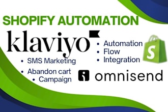 setup shopify, klaviyo omnisend email marketing automation workflow campaign