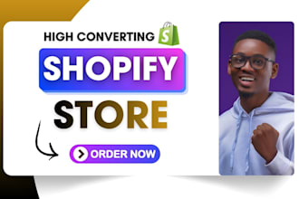 create shopify store design, redesign dropshipping website revamp shopify store
