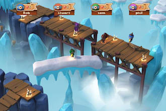 develop 2d, 3d construct3 games, multiplayer games, web games using construct3