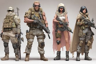 create military tactical character