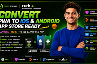 convert pwa to ios android app store lovable repilt to ios rork ai app capacitor
