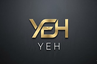 design a premium minimalist lettermark and monogram logo