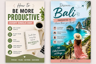 design creative pinterest pins