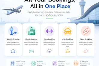 build a professional ecommerce and hotel booking website for vacation rentals