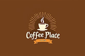 design outstanding coffee shop mascot logo in 12 hours