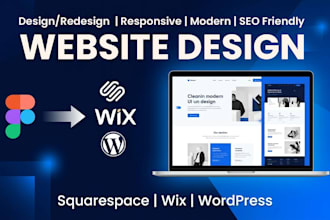 design wix squarespace website, convert figma to squarespace wix wordpress