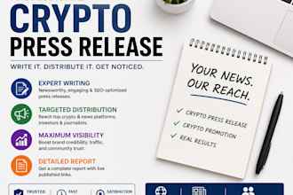 crypto press release distribute, press release crypto press release distribution