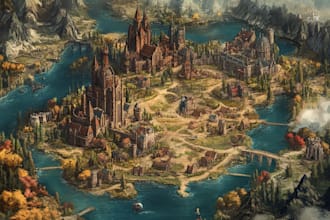 do map illustration for your fiction