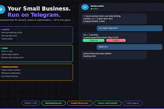 build a bot to automate your small business operation