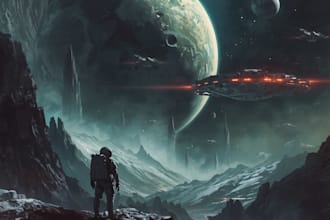 sci fi illustration and sci fi art