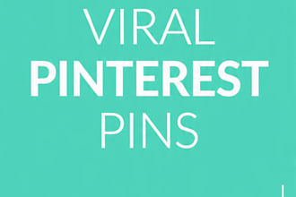 design viral pinterest pins and social media posts
