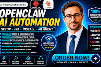 set up, fix or install open claw claude code open claw ai automation ai agent