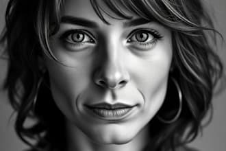 design a custom wsj style hedcut portrait for your book cover press or media kit