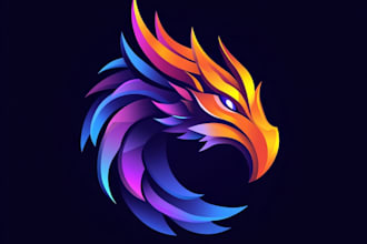 create logo designer anime, fantasy