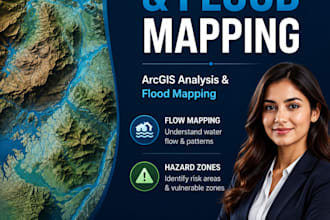 do flood risk mapping and terrain analysis using gis