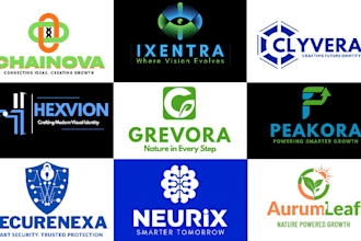 design your business tech or startup logo design