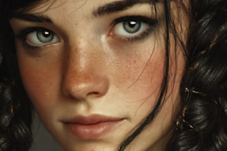 draw digital illustration realistic