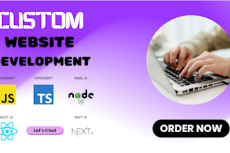 build rebuild custom website development full stack front end back end developer