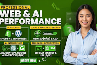do shopify wordpress GEO aeo ai SEO chatgpt google ai overview schema markup llm