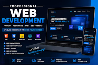 design and develop a fast responsive website
