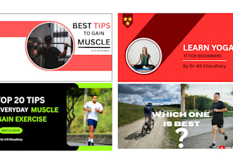design amazing youtube thumbnail for you as you want