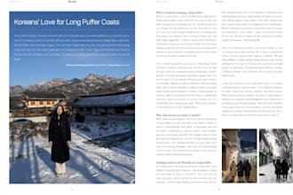 write engaging articles, reports, and urban lifestyle content