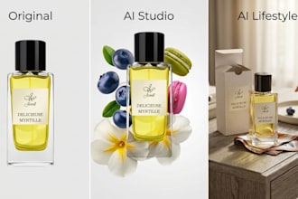 do ai image editing and realistic product photography