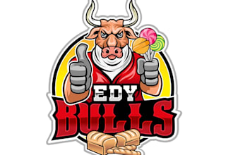 design gorgeous bull logo