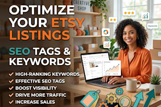 optimize etsy listings with seo tags and keywords