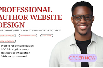 design author website wordpress, design, writer website wix book author website