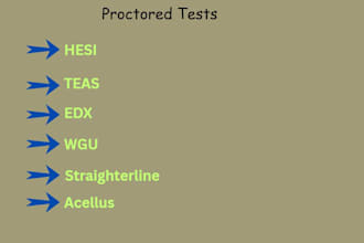 do hesi, teas, edx, wgu, straighterline