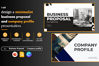 create modern business proposals and company profiles